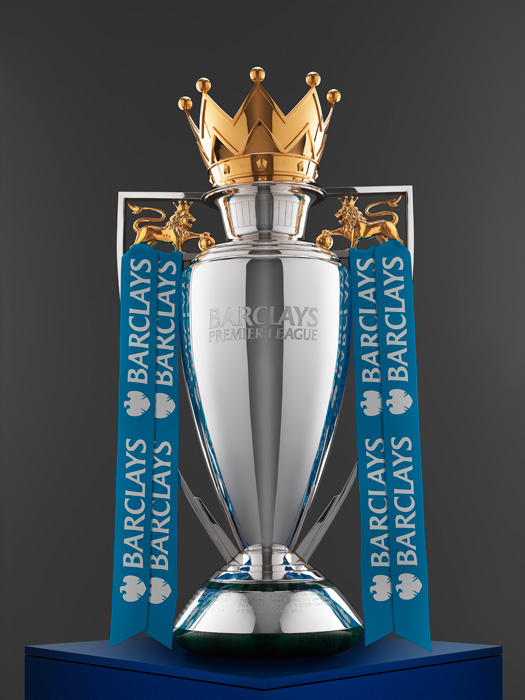 Premiership Trophy, advertising retouching, Ranald Mackechnie